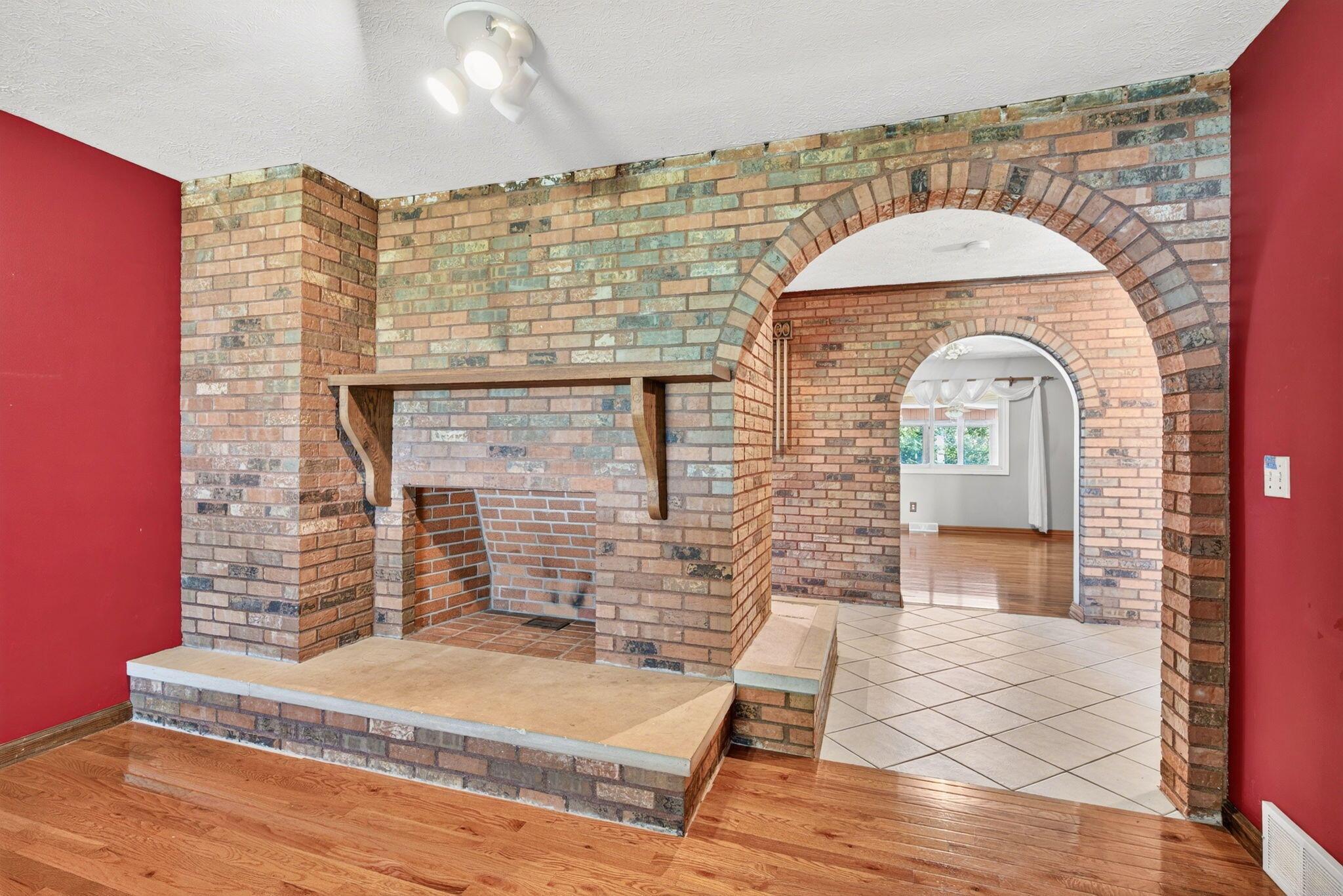 6832 Young Road Orient, OH 43146 - Photo 16 of 59 Family Room Beautiful brick fireplace