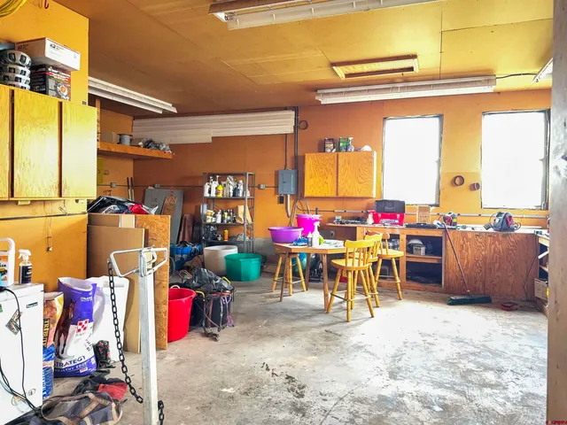 a view of storage and utility room