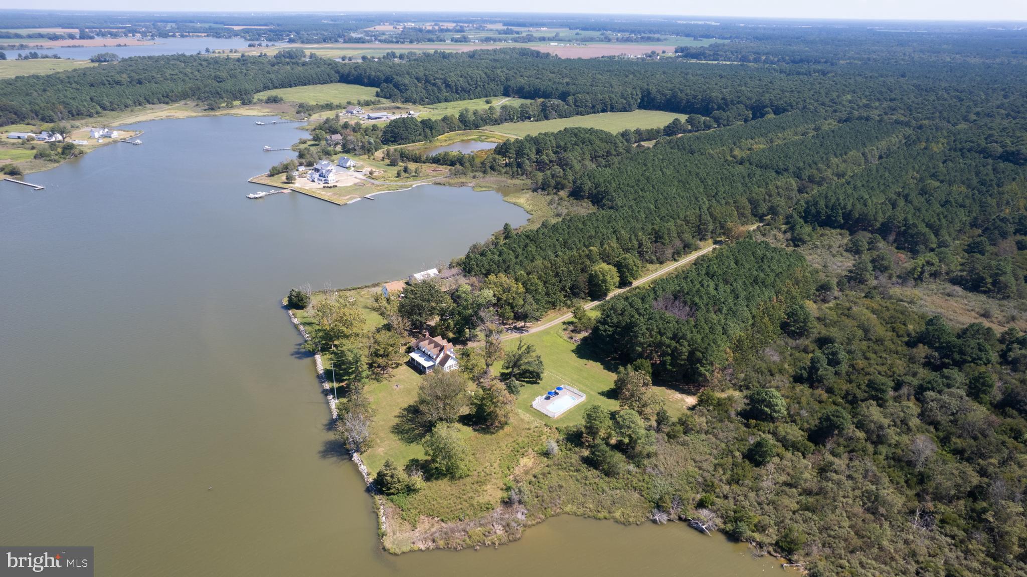 Main House, Guest House, Swimming Pool, & barn