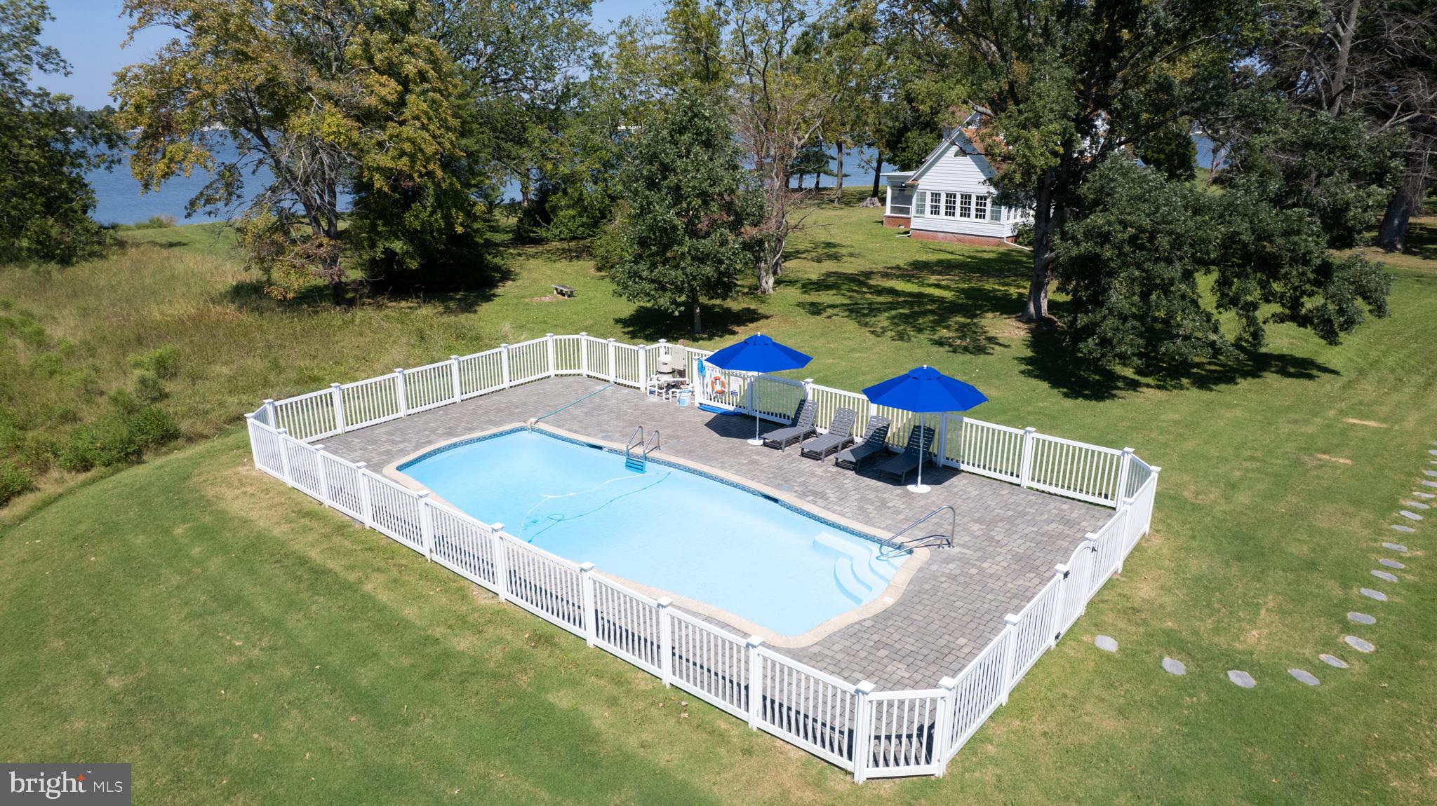 4910 Gregory Road Cambridge, MD 21613 - Photo 59 of 131 Pool with paver deck
