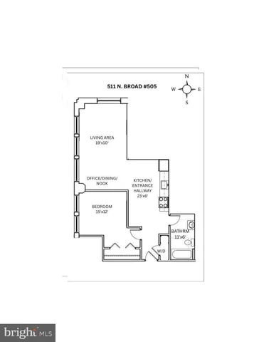 a picture of a bench in a white wall