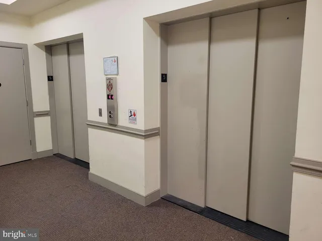 a view of a room with closet