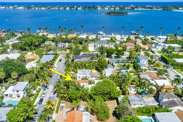 a room with furniture and a large window