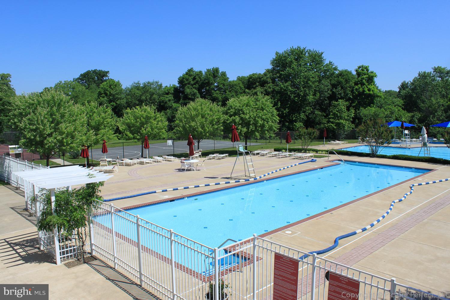 3005 Annas Terrace Frederick, MD 21701 - Photo 28 of 29 a view of a swimming pool with a patio