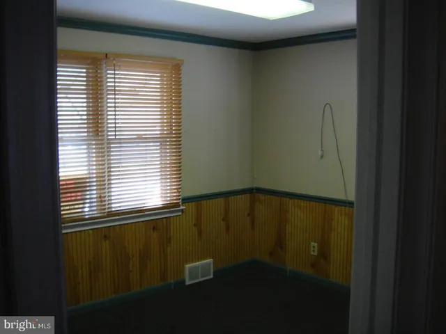 a bathroom with a window