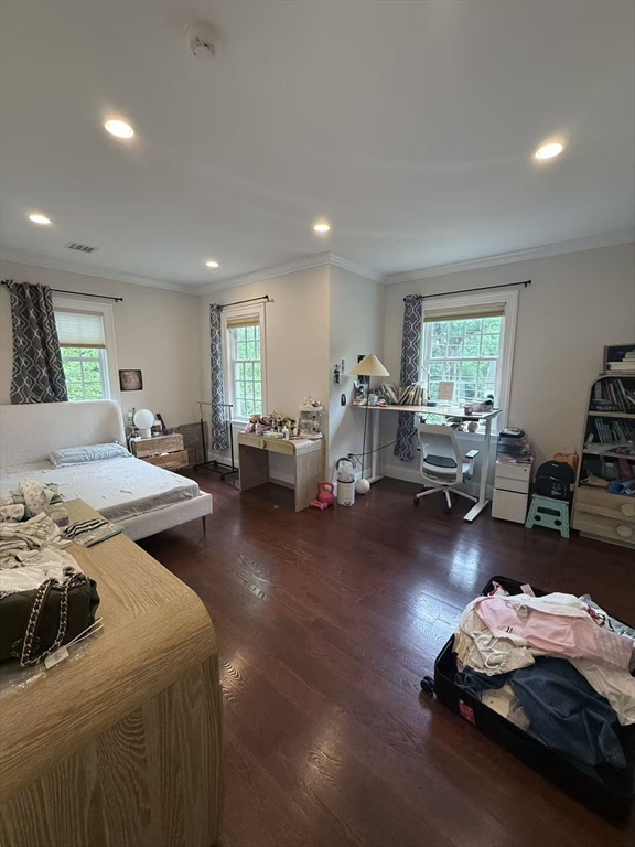 15 Cedar Road Brookline, MA 02467 - Photo 18 of 26 a bedroom with furniture and a wooden floor