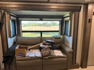 a kitchen with a refrigerator and a sink