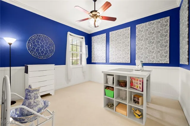 a view of a entryway with furniture and chandelier