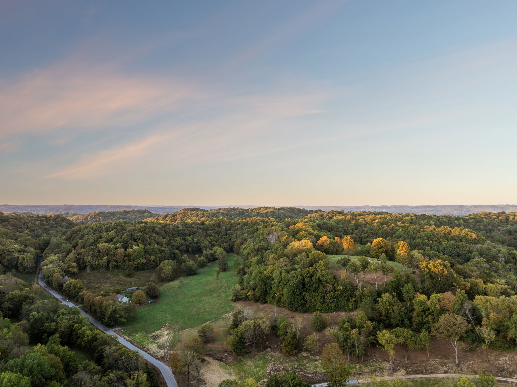 3148 Blazer Road Franklin, TN 37064 - Photo 21 of 67 an aerial view of town with residential houses with outdoor space