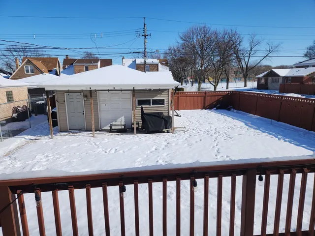 a view of a house with a roof deck