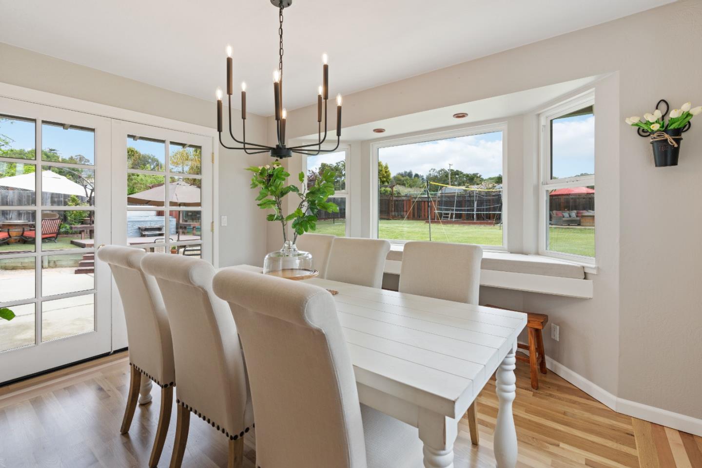 2732 Estates Drive Aptos, CA 95003 - Photo 13 of 63 a view of a dining room with furniture window and wooden floor