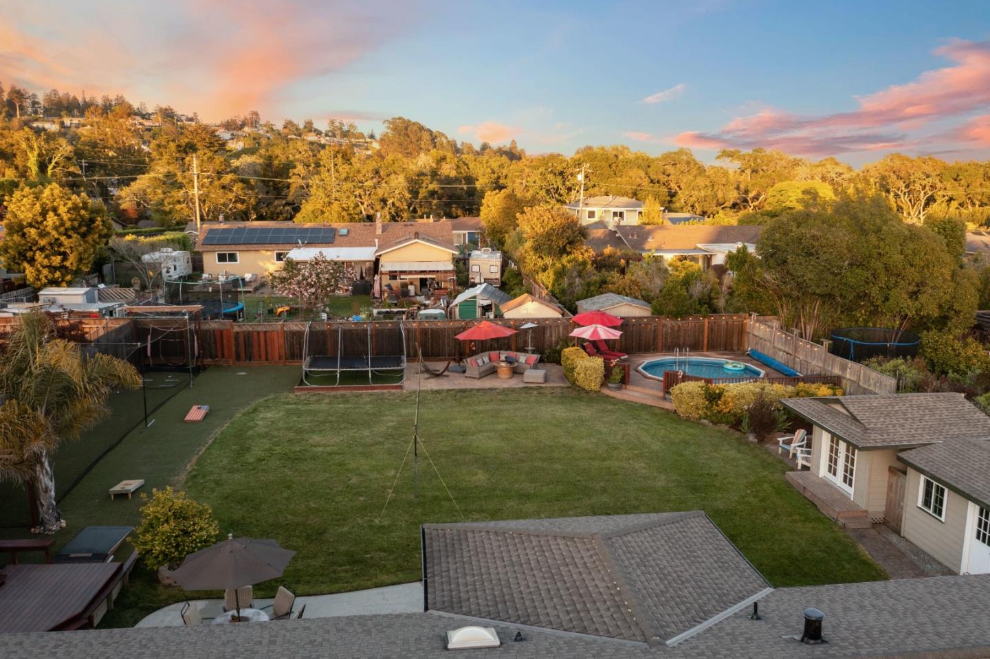 2732 Estates Drive Aptos, CA 95003 - Photo 33 of 63 a view of outdoor space yard and mountain view