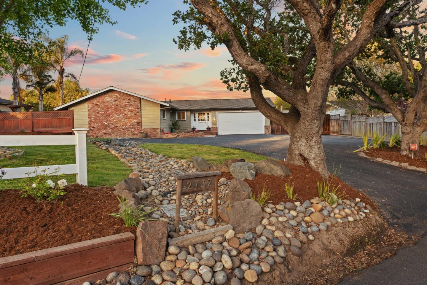 2732 Estates Drive Aptos, CA 95003 - Photo 53 of 63 a view of a yard in front of a house with a tree