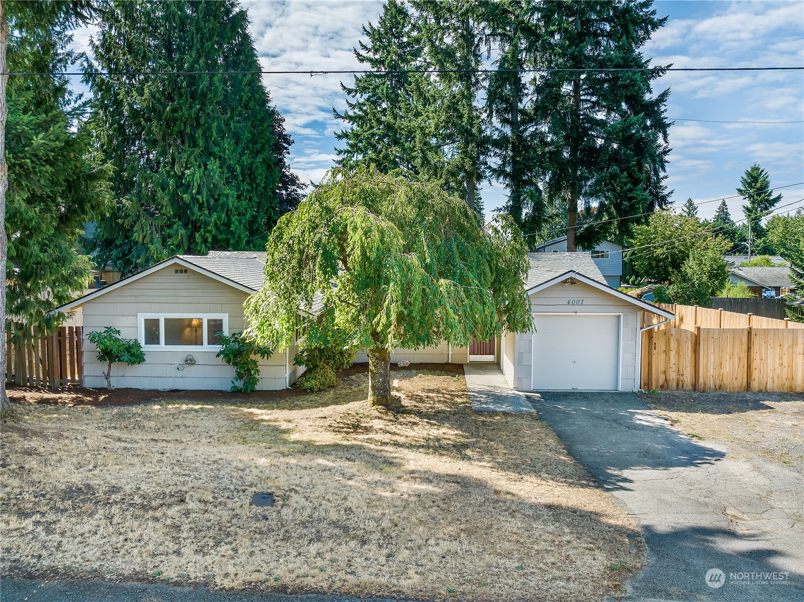 4007 Northeast 22nd Place Renton, WA 98056 - Photo 23 of 29 a view of a house with a yard and large tree