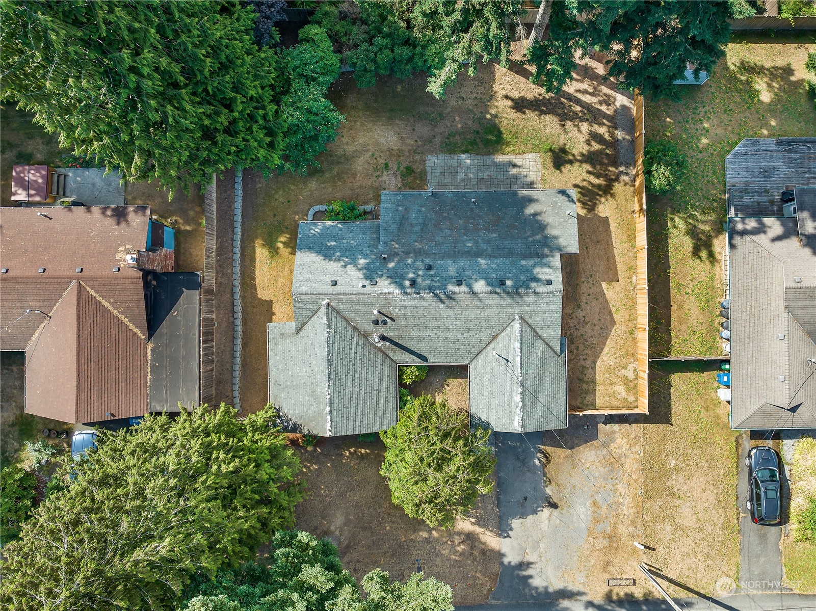 4007 Northeast 22nd Place Renton, WA 98056 - Photo 26 of 29 an aerial view of a house with a yard