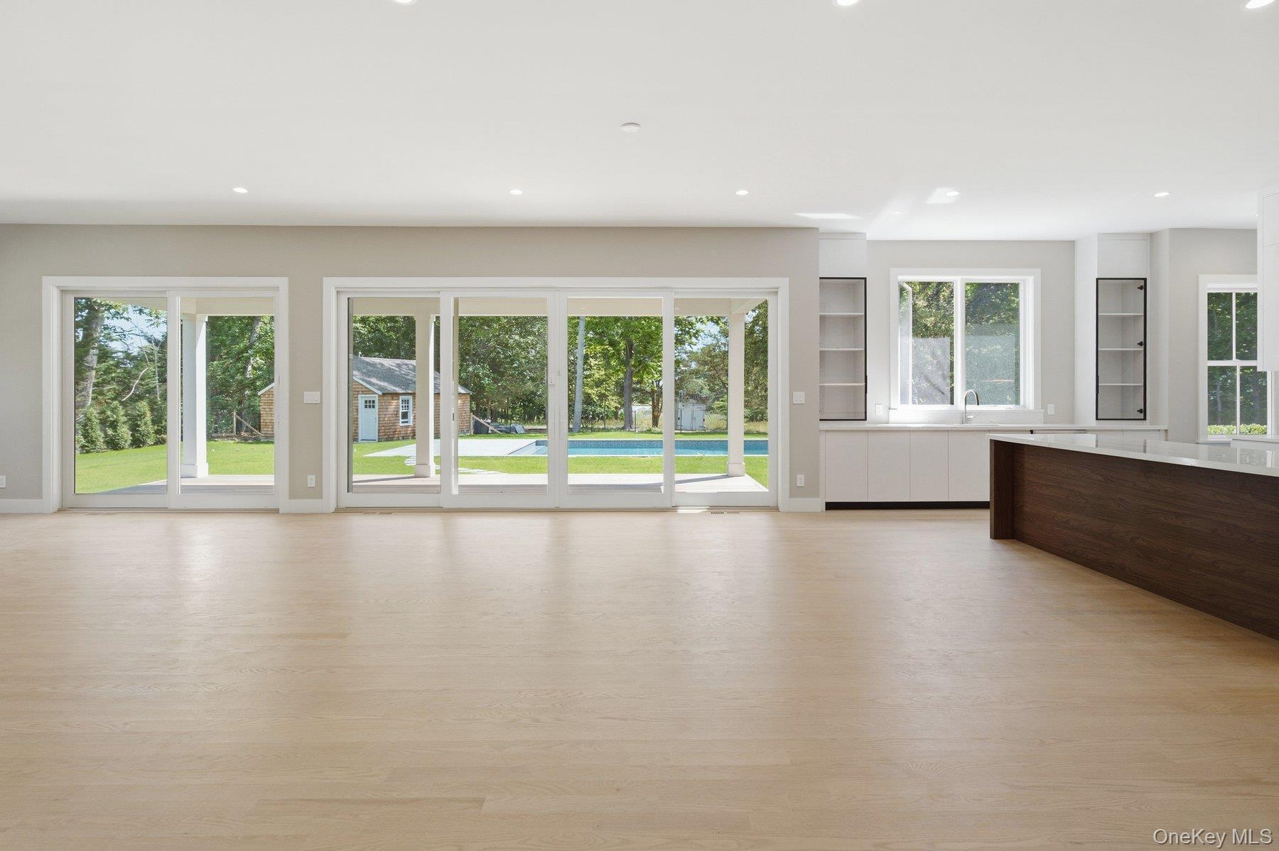 12 Red Creek Road Hampton Bays, NY 11946 - Photo 5 of 38 Living Room/Eat-in Kitchen