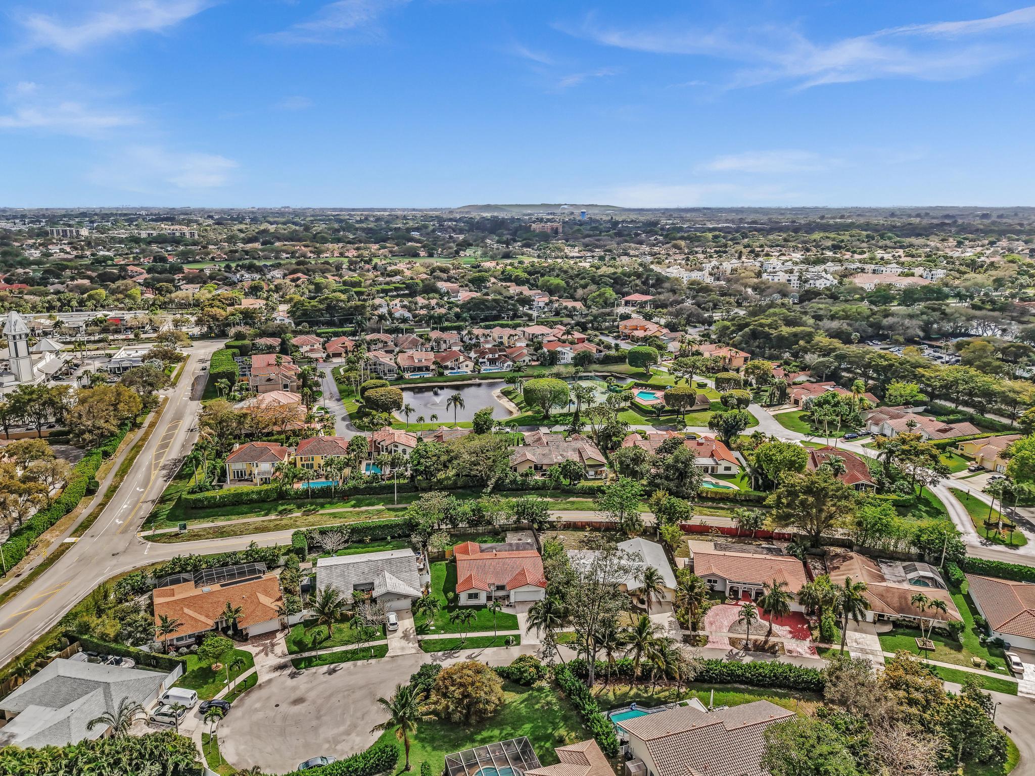 6144 Royal Lytham Drive Boca Raton, FL 33433 - Photo 52 of 70 an aerial view of a city