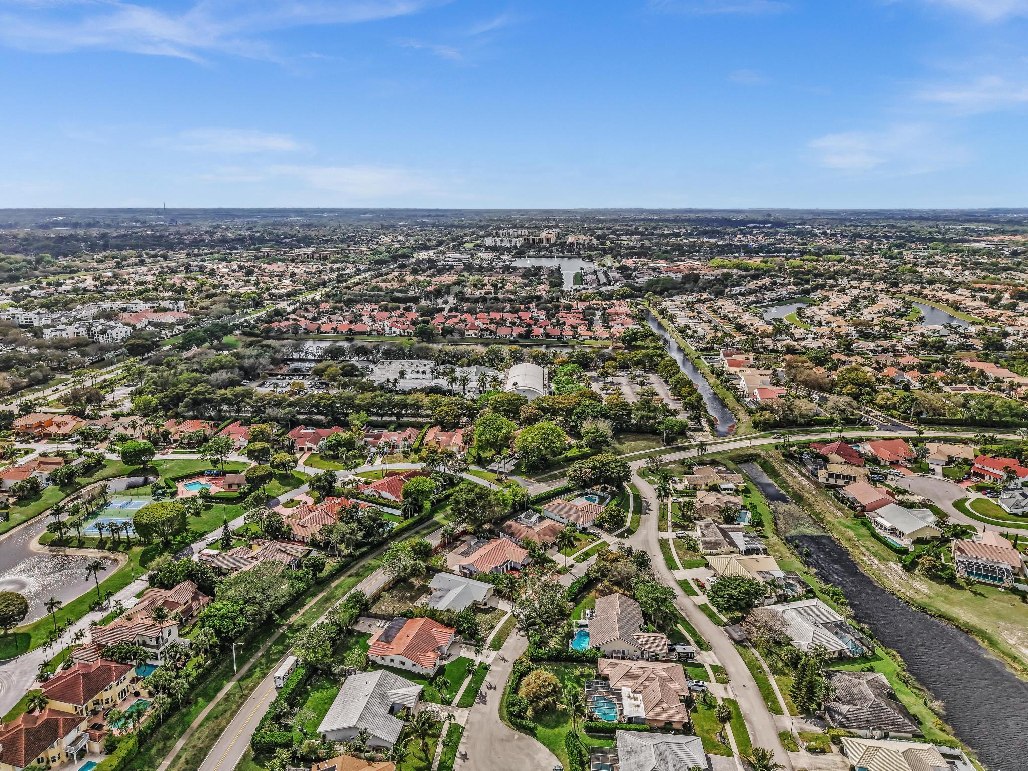 6144 Royal Lytham Drive Boca Raton, FL 33433 - Photo 64 of 70 an aerial view of a city