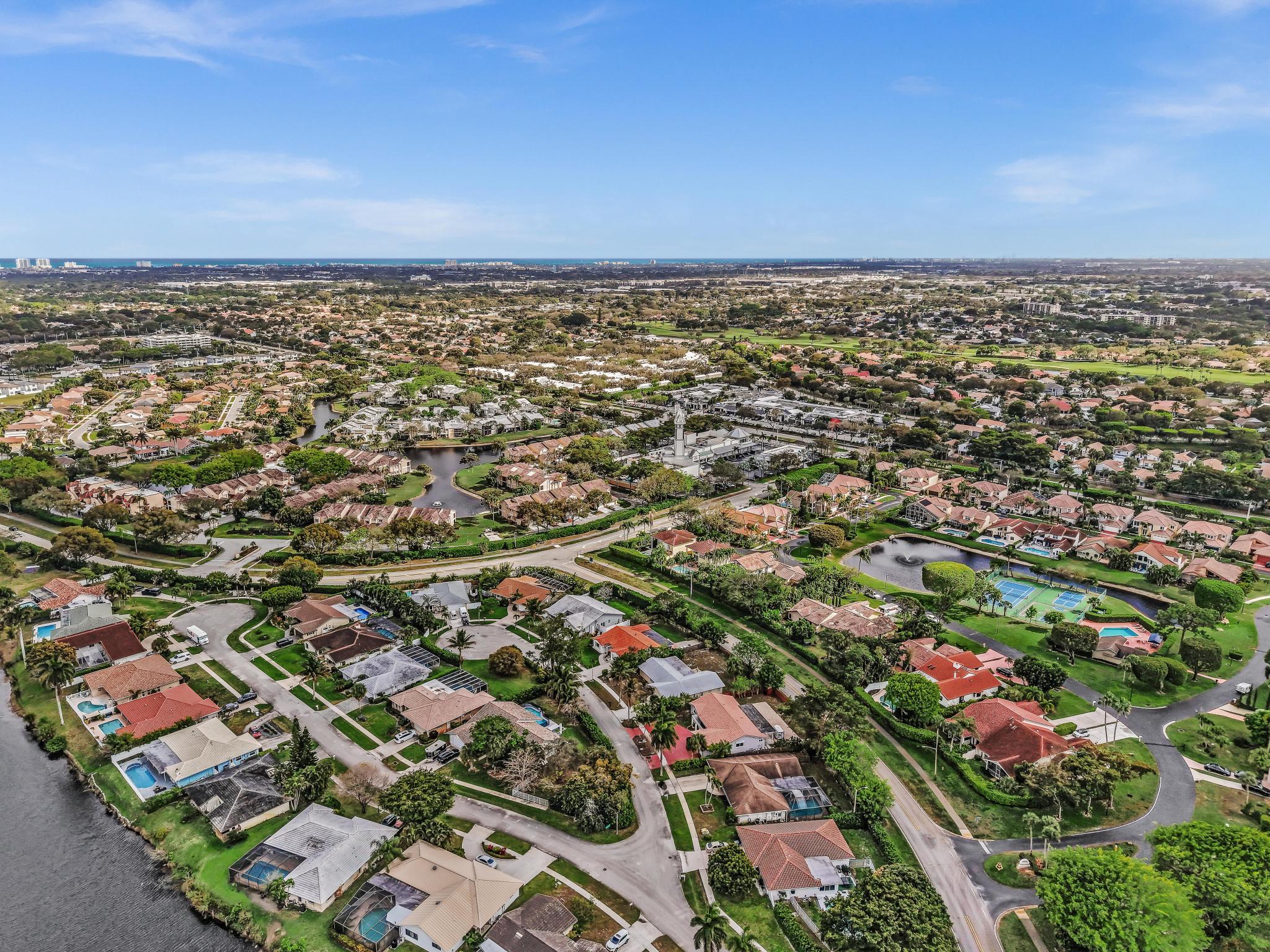 6144 Royal Lytham Drive Boca Raton, FL 33433 - Photo 67 of 70 an aerial view of multiple house
