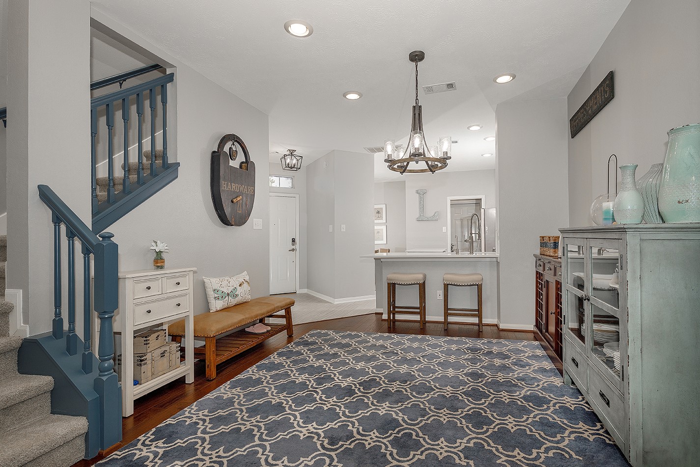 110 Wintergreen Trail The Woodlands, TX 77382 - Photo 5 of 32 a very nice looking dining room with a baby crib