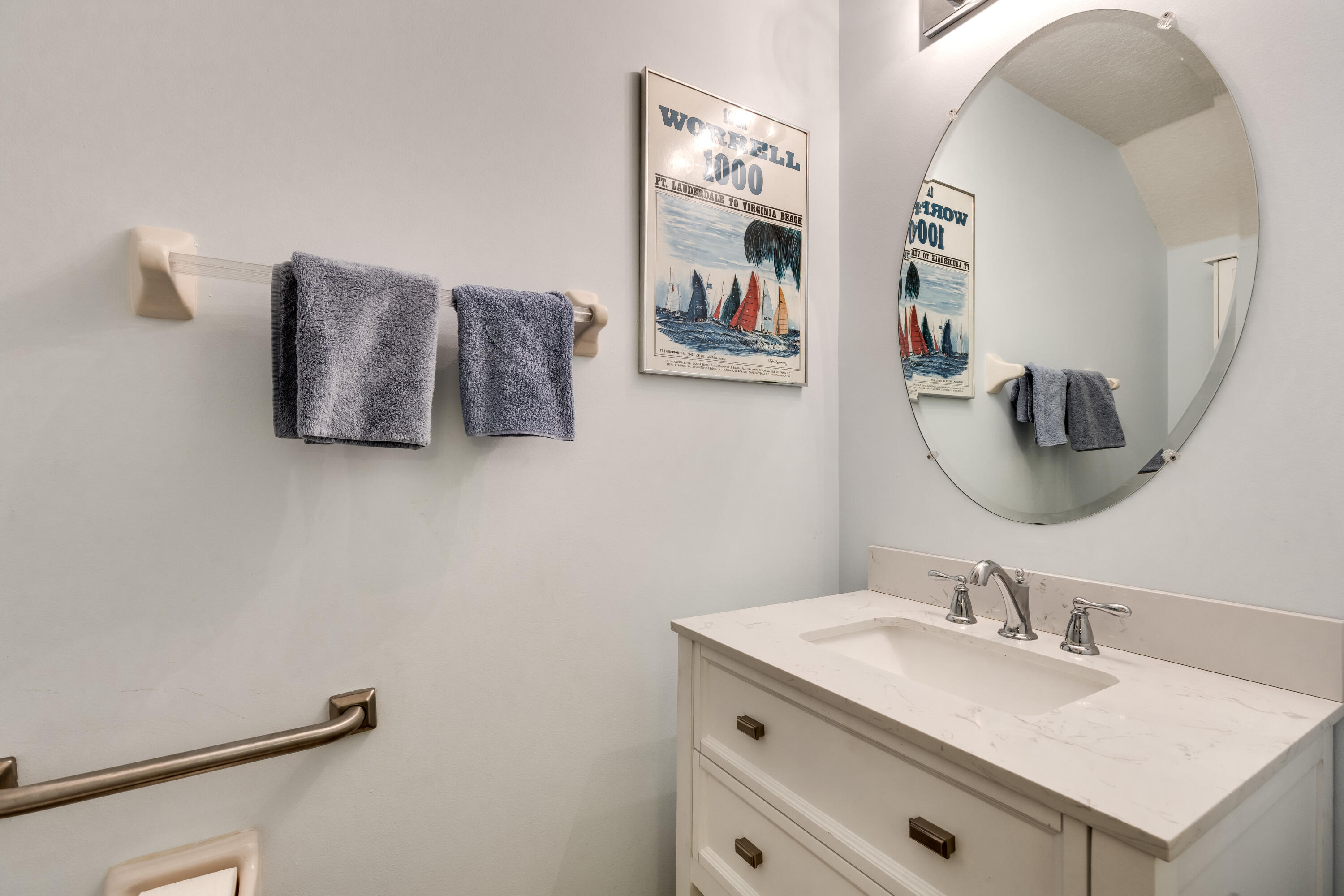 156 Village Boulevard, Unit E Tequesta, FL 33469 - Photo 15 of 36 Powder Room 1st Floor