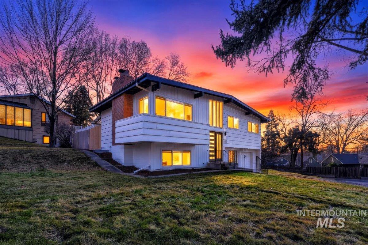 2518 Lancaster Drive Boise, ID 83702 - Photo 3 of 41 Back of house featuring a chimney