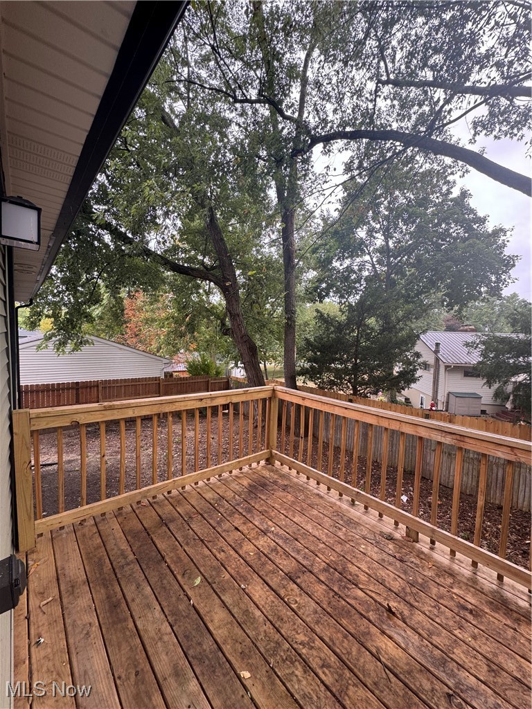 2972 North Turkeyfoot Road Akron, OH 44319 - Photo 27 of 32 Deck with a fenced backyard