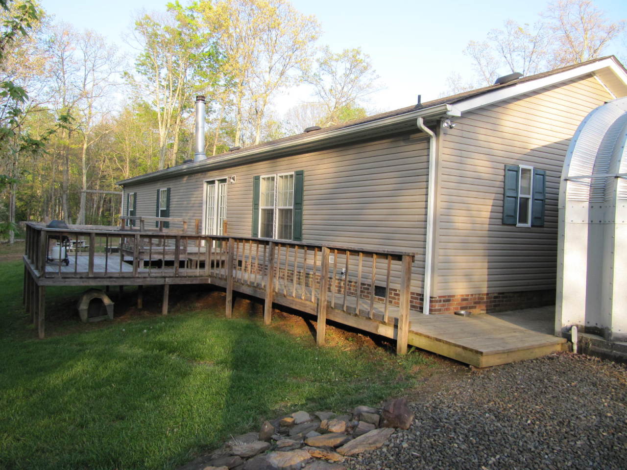 586 Bethlehem Church Road Northeast Floyd, VA 24091 - Photo 3 of 22 rear of home