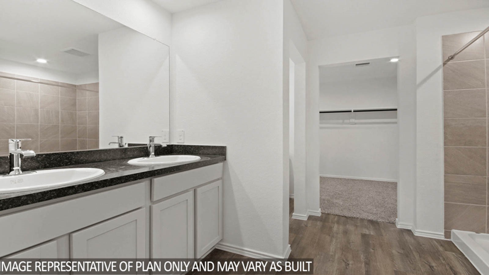14376 Oceanblue Way Splendora, TX 77372 - Photo 10 of 21 a bathroom with a sink and a mirror