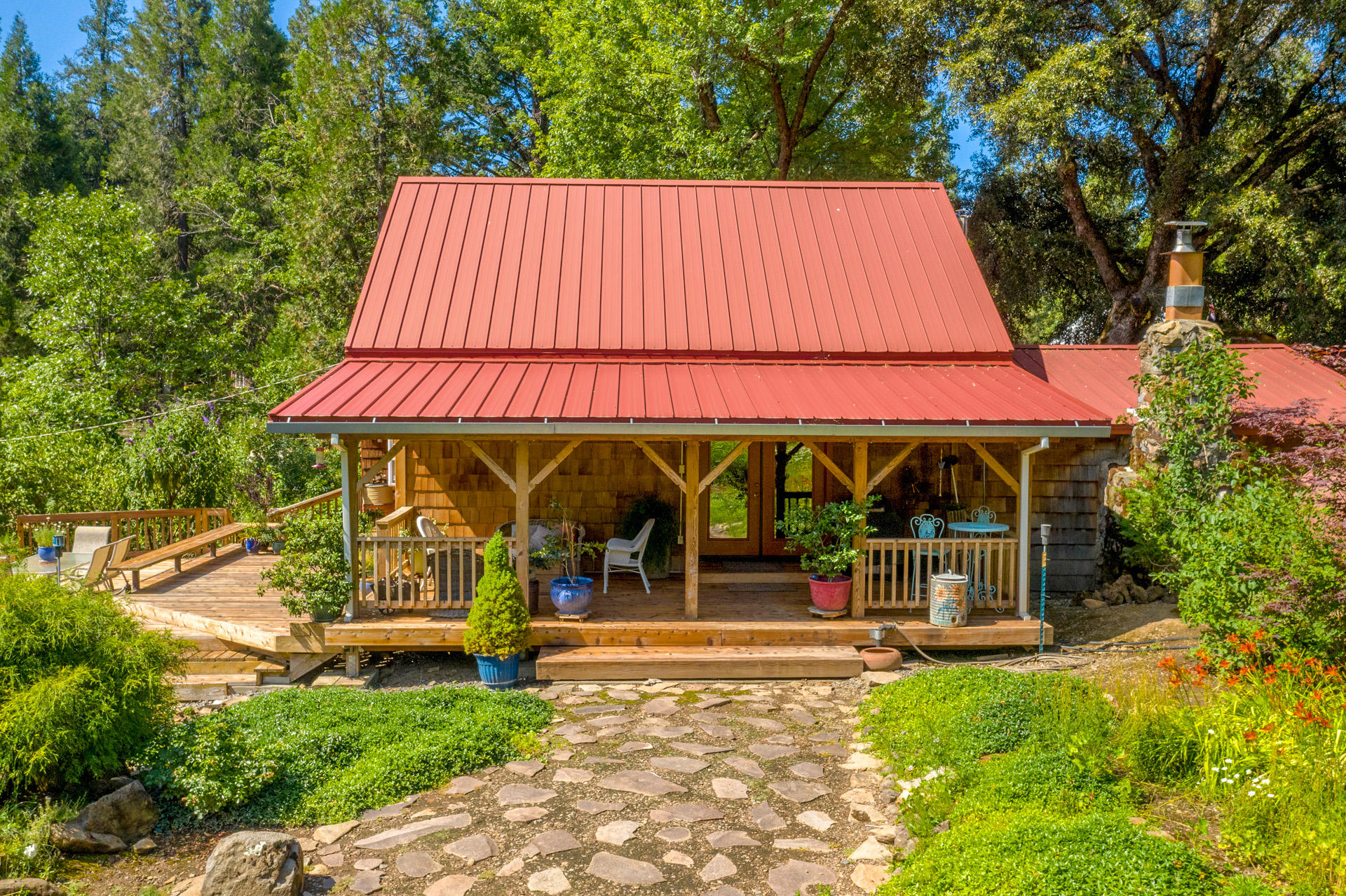30522 Oak Run To Fern Road Whitmore, CA 96096 - Photo 55 of 70 aerial back deck