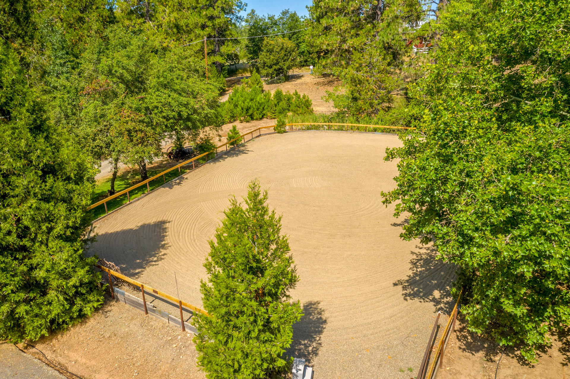 30522 Oak Run To Fern Road Whitmore, CA 96096 - Photo 62 of 70 aerial horse arena