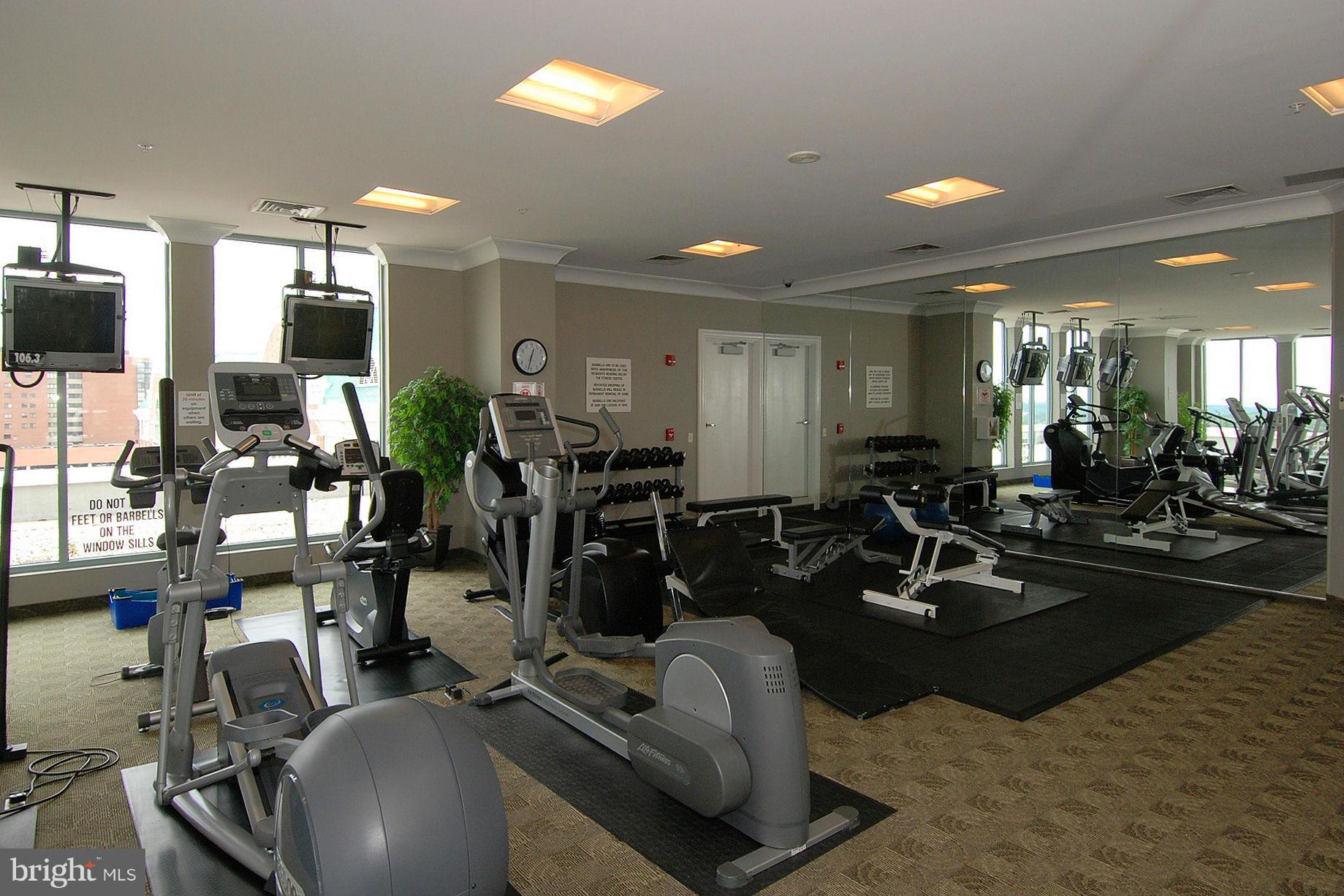851 North Glebe Road, Unit 915 Arlington, VA 22203 - Photo 23 of 30 a view of a room with gym equipment