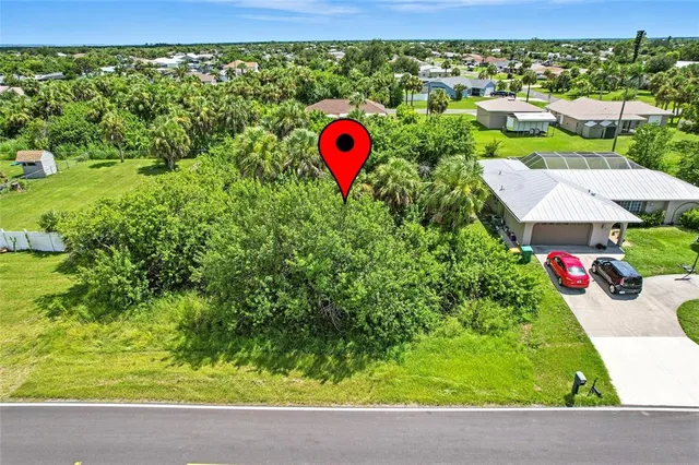 a view of outdoor space with garden