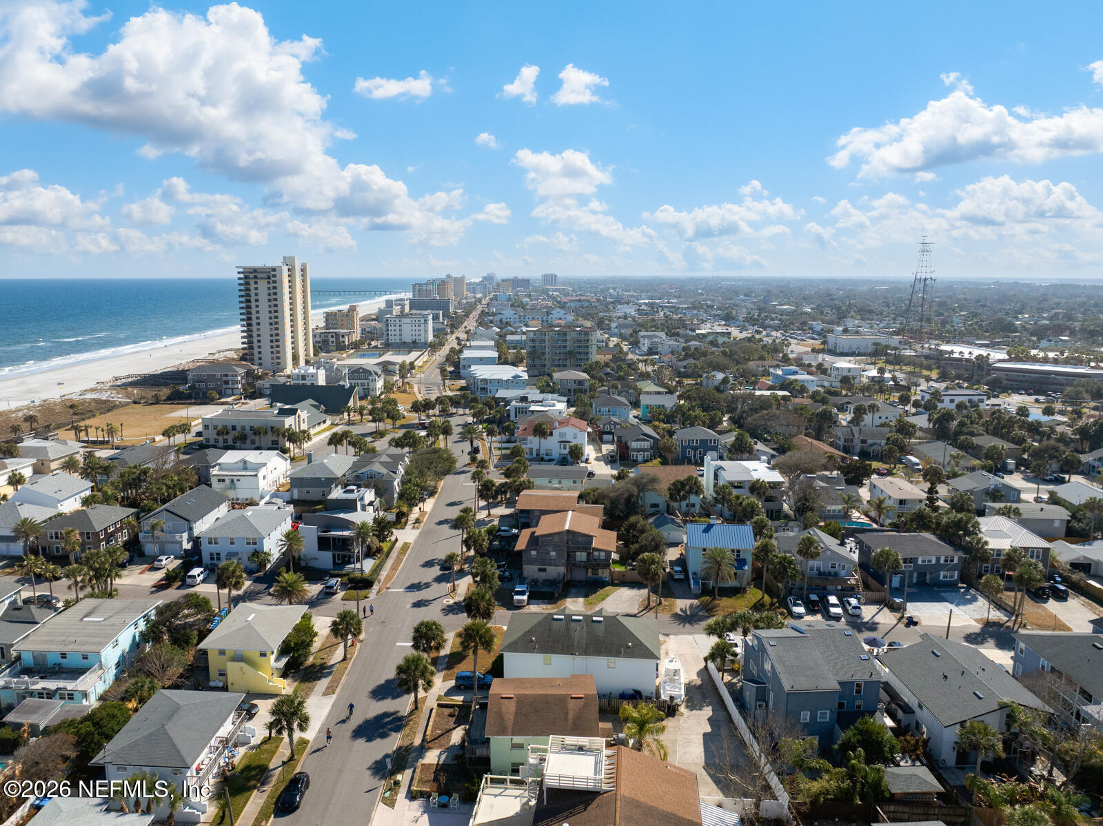 1914 First Street Neptune Beach, FL 32266 - Photo 32 of 55 an aerial view of a city with lot of buildings