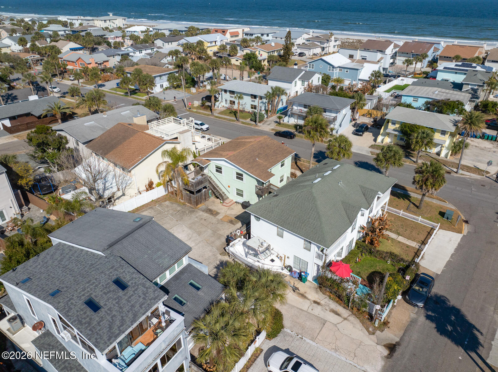 1914 First Street Neptune Beach, FL 32266 - Photo 44 of 55 an aerial view of residential houses with outdoor space