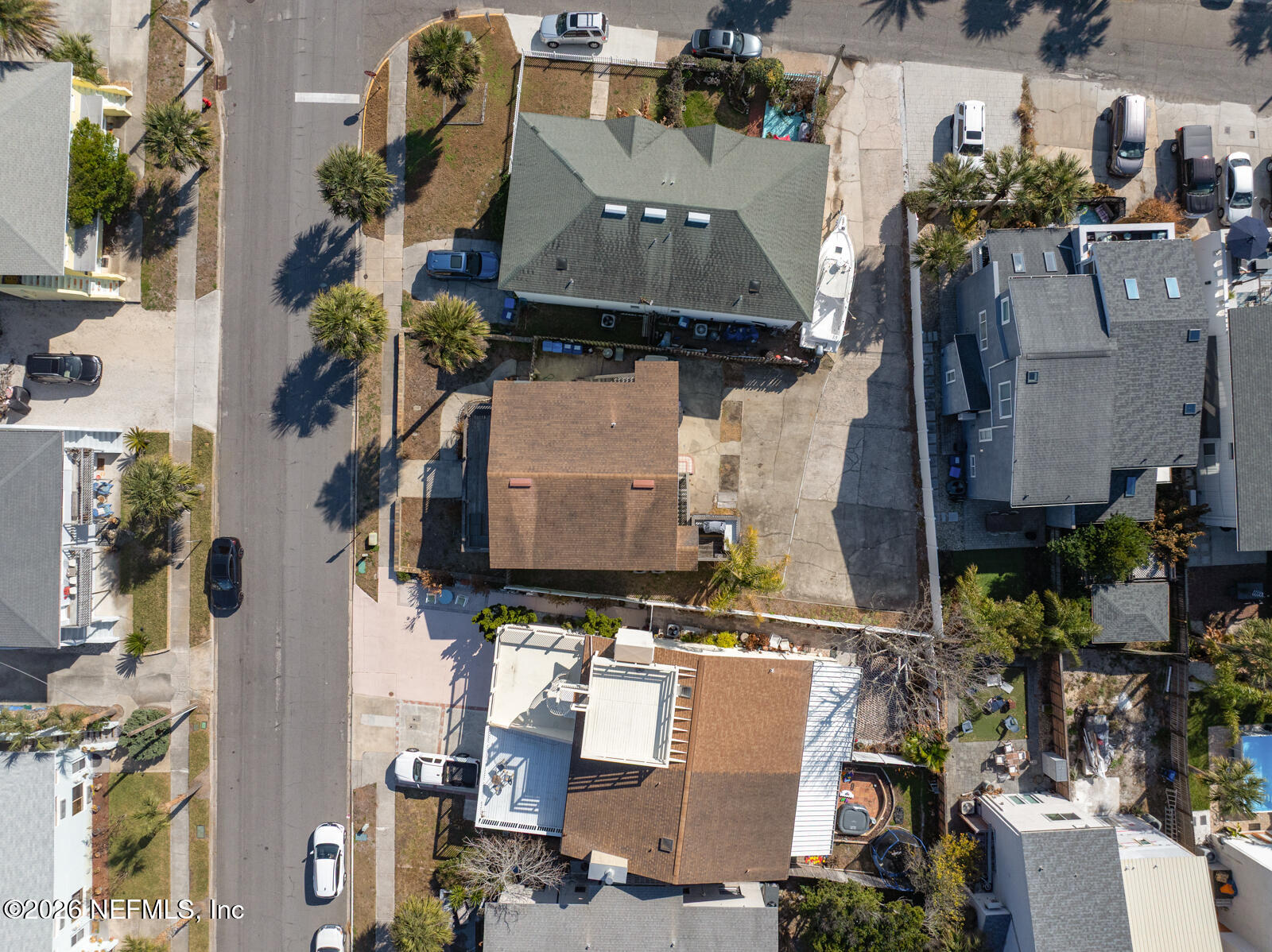 1914 First Street Neptune Beach, FL 32266 - Photo 49 of 55 an aerial view of houses with outdoor space