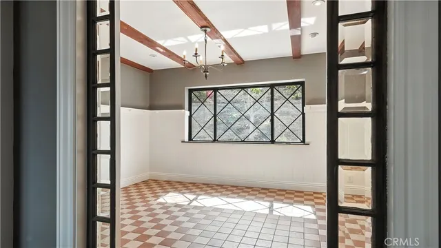 a view of front door