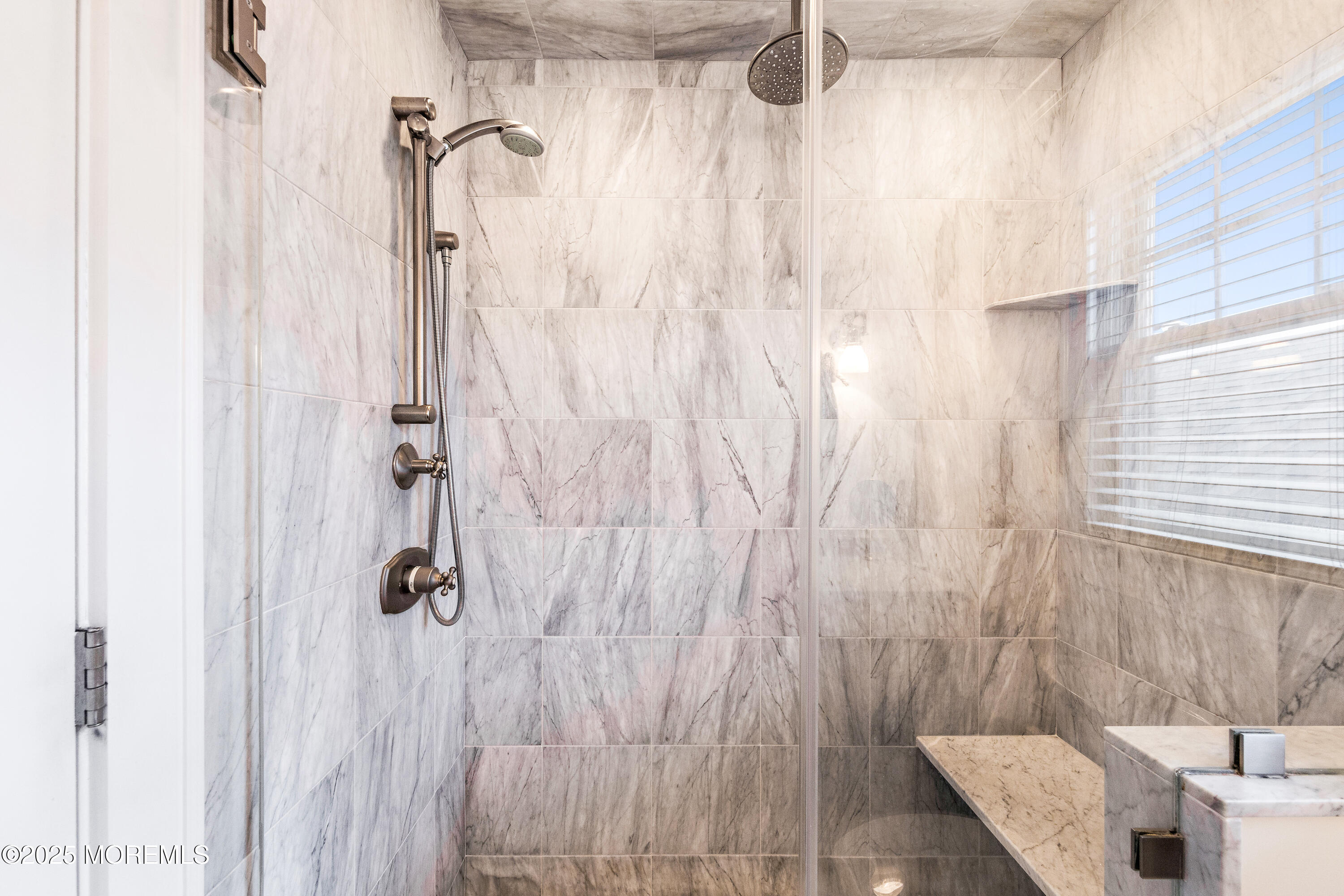 6 Via Ripa Sea Bright, NJ 07760 - Photo 18 of 25 a bathroom with a shower curtain and a shower curtain