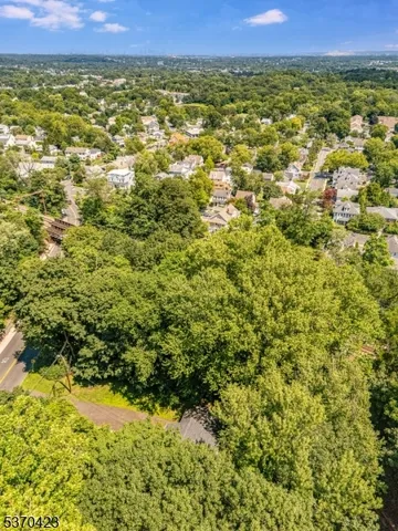 a view of a field with an ocean
