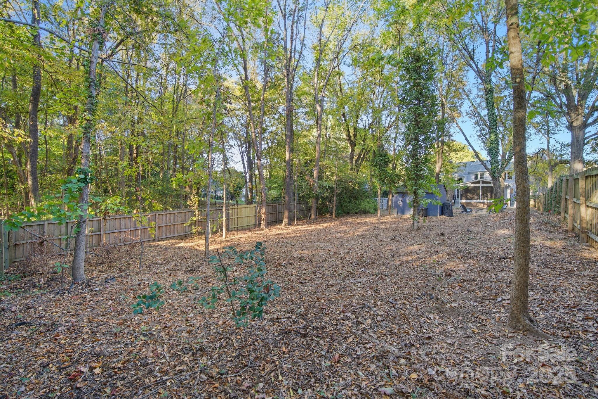 6600 Shaftesbury Road Charlotte, NC 28270 - Photo 39 of 42 a view of a yard with tree s