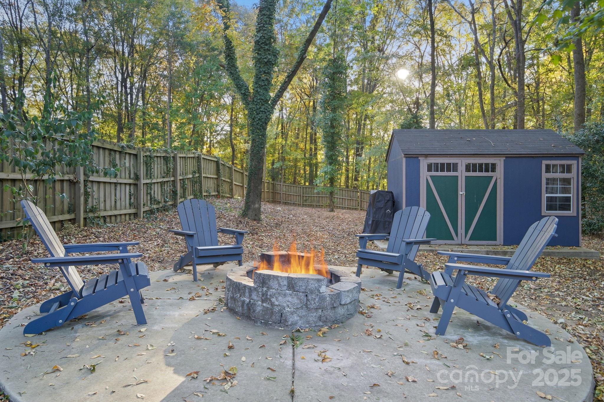 6600 Shaftesbury Road Charlotte, NC 28270 - Photo 40 of 42 a view of a chairs and table in the patio