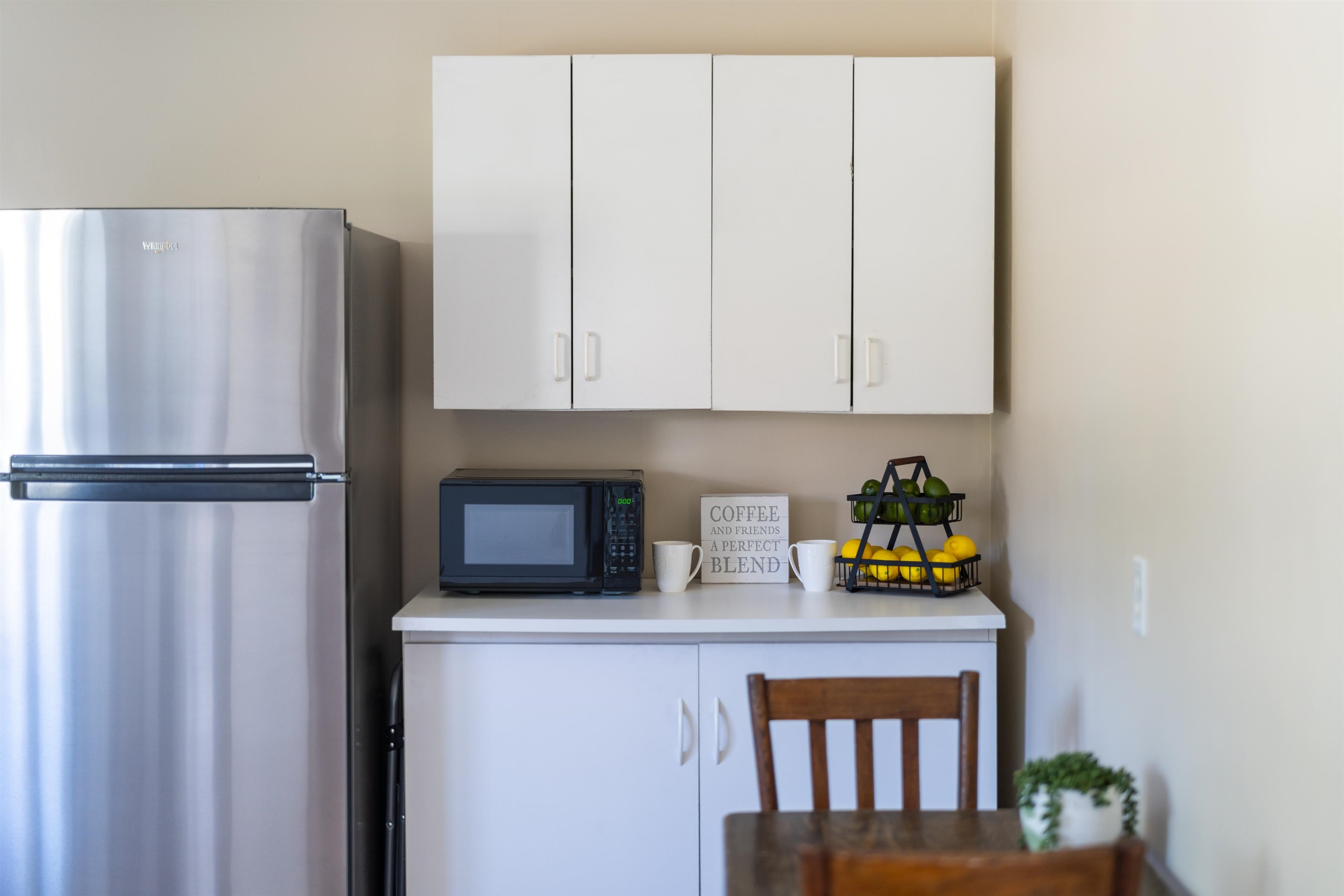 899 Timber Ridge Road Fairfield, VA 24435 - Photo 29 of 65 a kitchen with stainless steel appliances a refrigerator and a cabinets