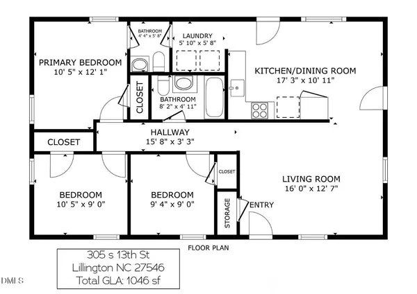 $1,450 | 305 South 13th Street, Lillington, NC 27546