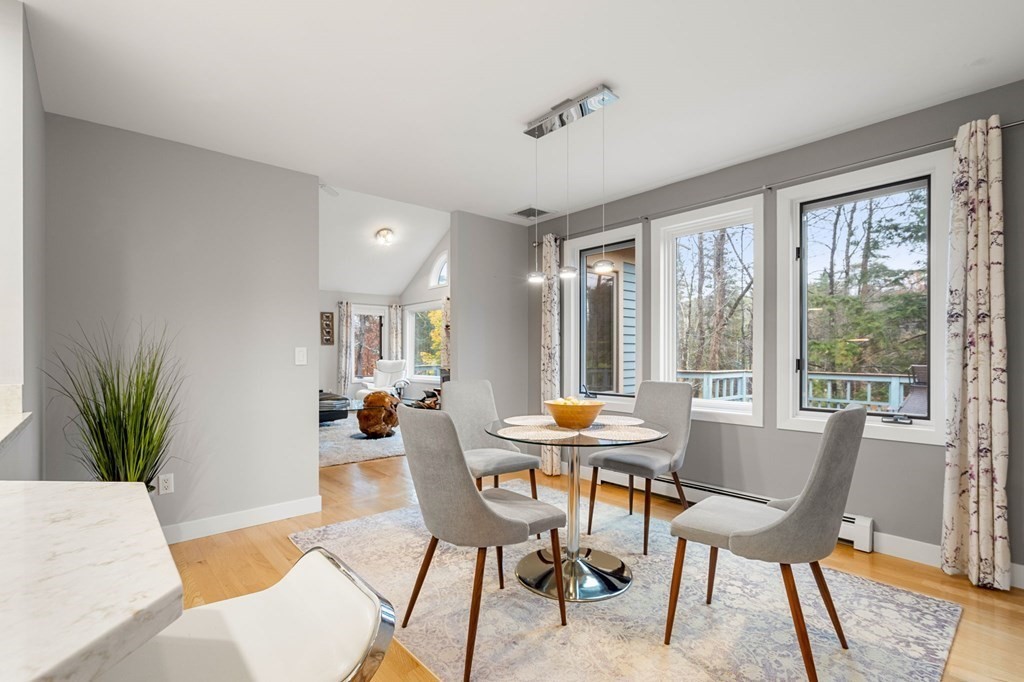 7 Par Brae Grantham, NH 03753 - Photo 8 of 42 a dining room with furniture and wooden floor