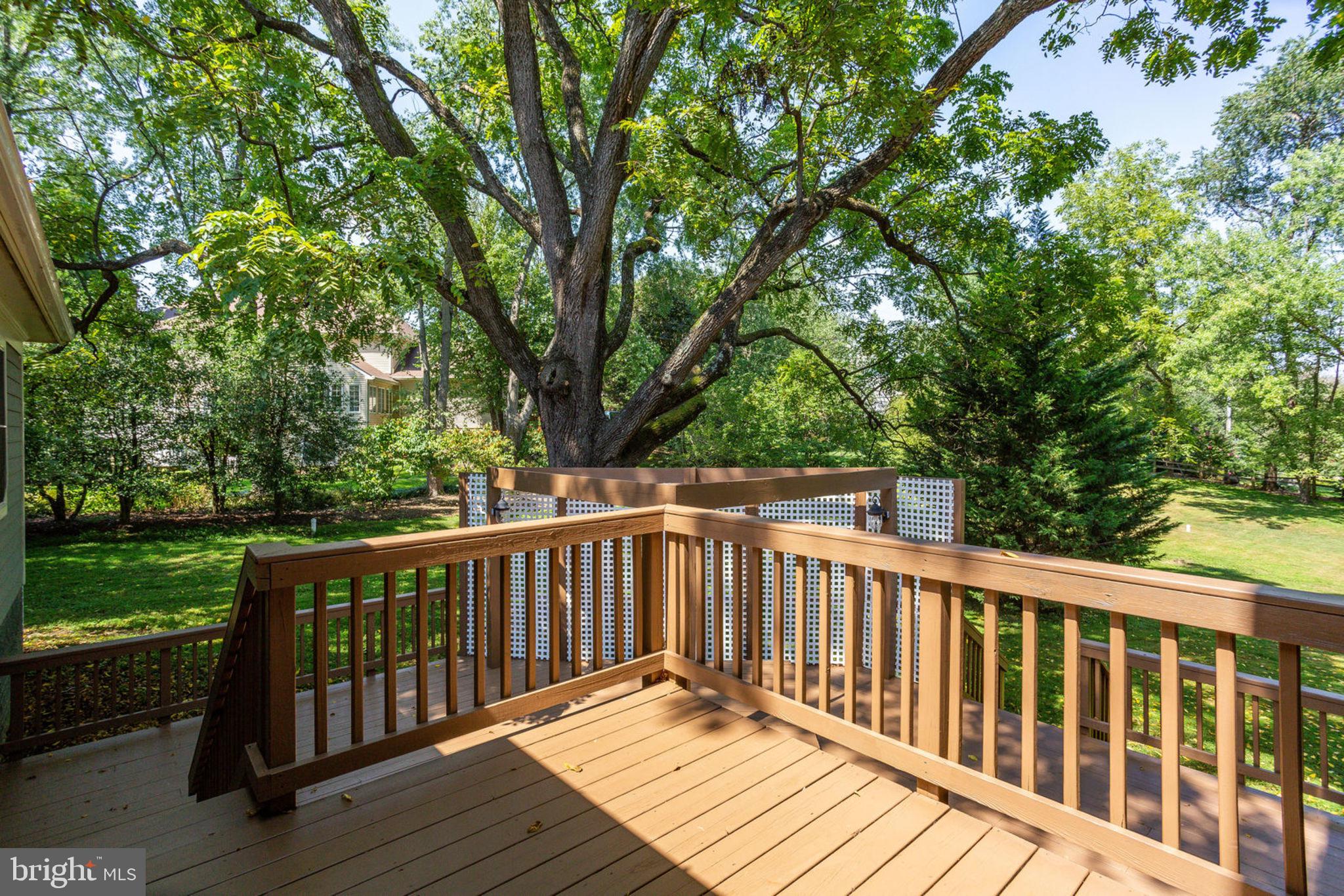 1843 Hunter Mill Road Vienna, VA 22182 - Photo 16 of 78 Deck off kitchen - perfect for grilling!