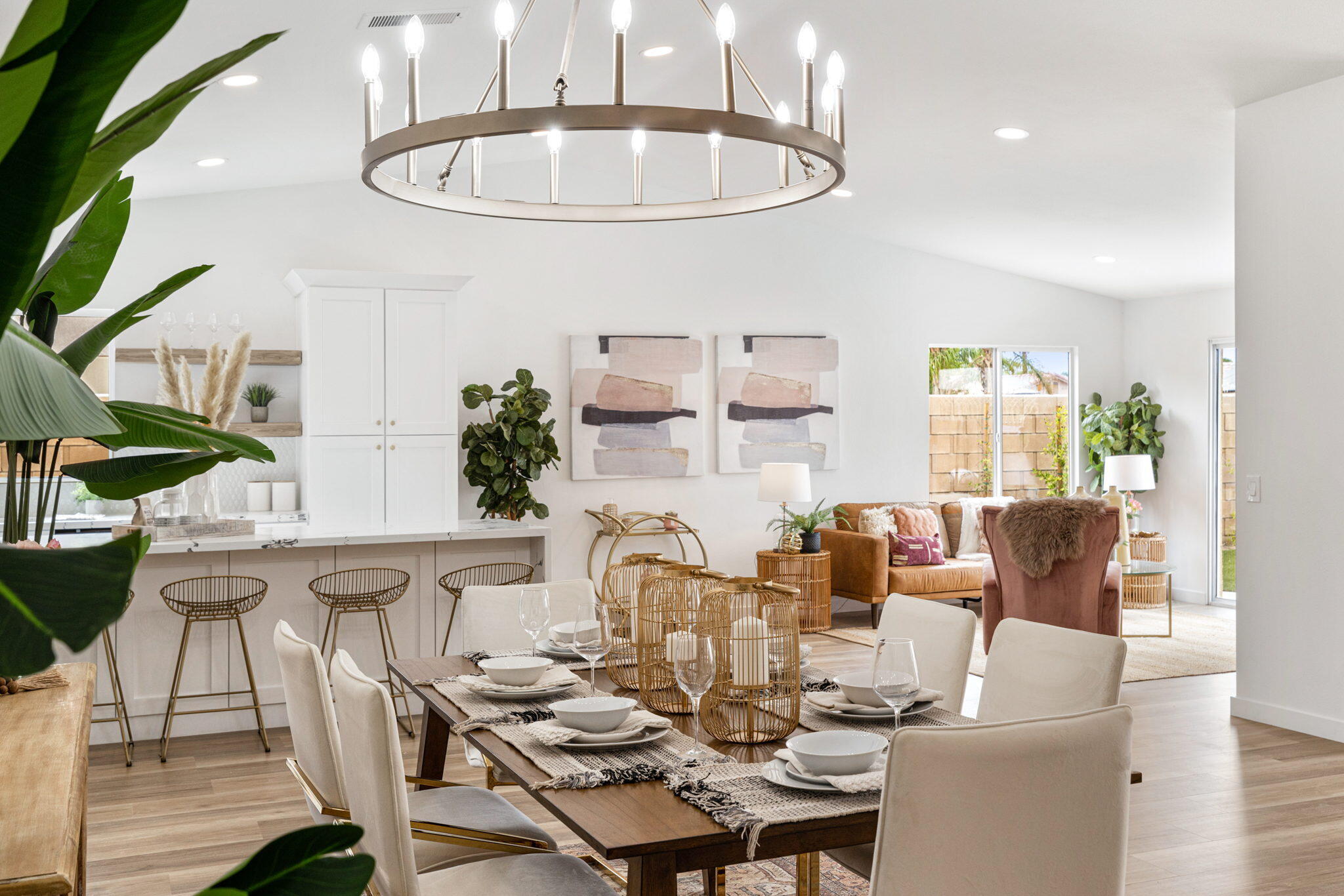 79340 Paseo Del Rey La Quinta, CA 92253 - Photo 29 of 69 a view of a dining room with furniture window and outside view