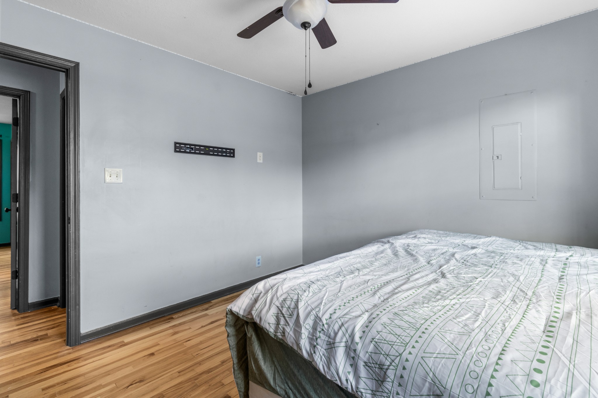 2883 Rome Lane Clarksville, TN 37040 - Photo 13 of 23 a bedroom with a bed and wooden floor