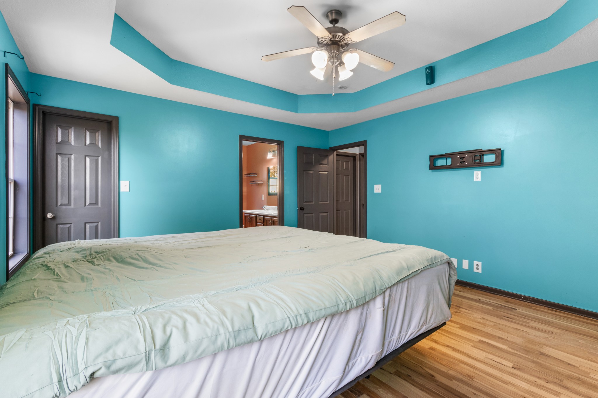 2883 Rome Lane Clarksville, TN 37040 - Photo 18 of 23 a bedroom with a bed and wooden floor