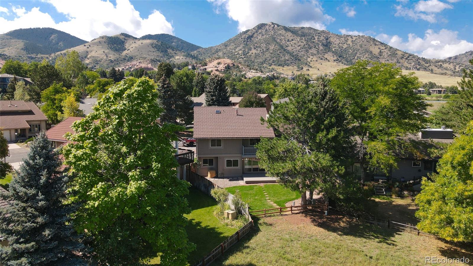 15789 Sandtrap Way Morrison, CO 80465 - Photo 41 of 42 a view of a house with a yard and a large tree