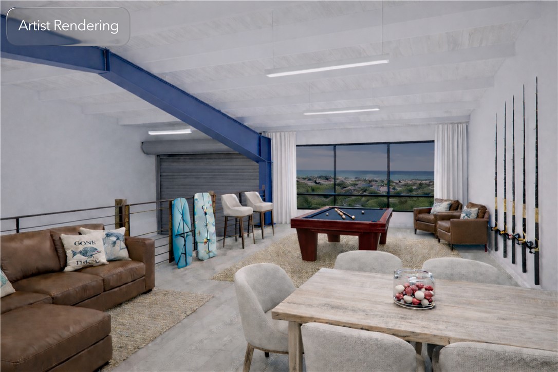 350 Shaver Road, Unit 101 Aransas Pass, TX 78336 - Photo 5 of 19 a living room with furniture and a large window